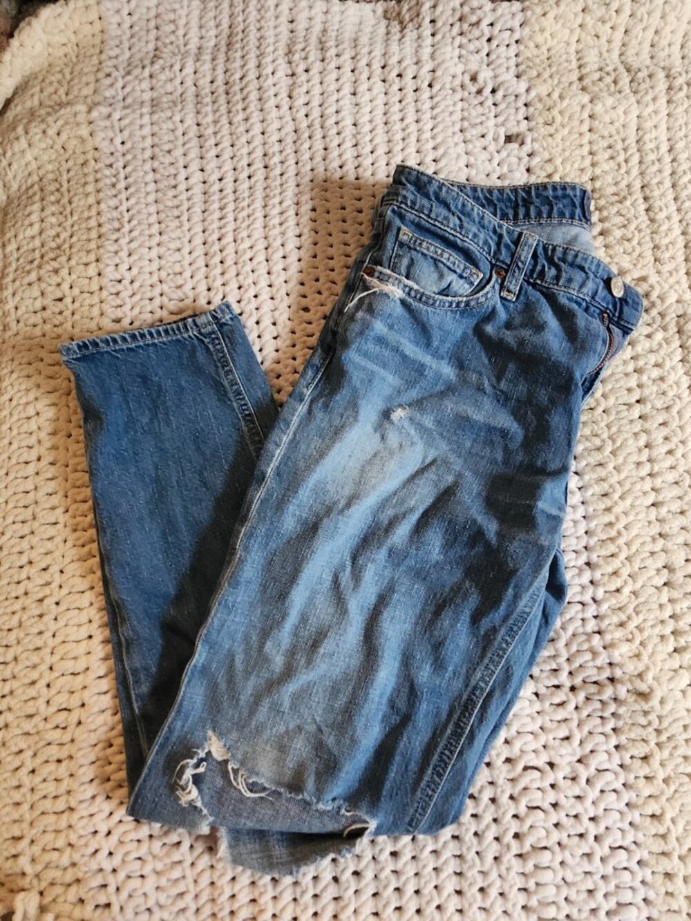 Luck Brand Ripped Jeans - Picture 2 of 4